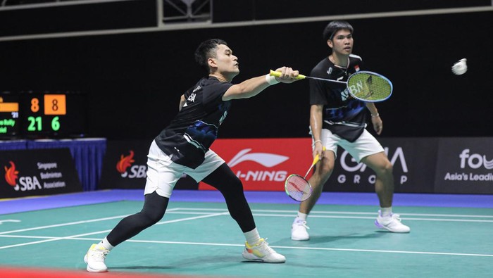 Ganda putra Indonesia Leo Rolly Carnando/Daniel Marthin tersingkir di babak 32 besar Singapore Open 2024.