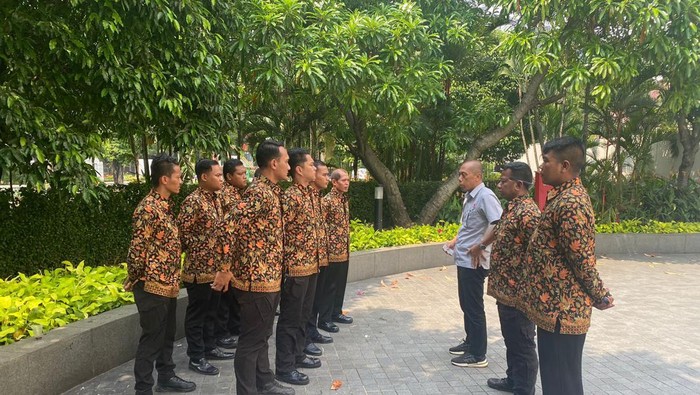 Penjagaan di Hotel yang diinapi Timnas Indonesia