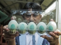 Lihat Lebih Dekat Produksi Telur Asin di Pesantren