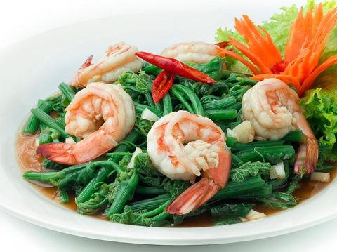 Resep Tumis Daun Labu dan Udang