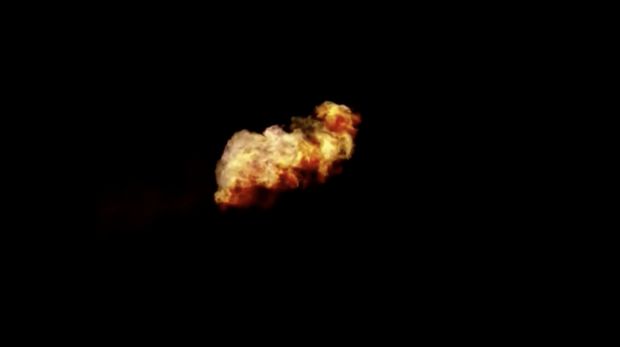 Satelit pengintaian militer milik Korea Utara meledak. (REUTERS)
