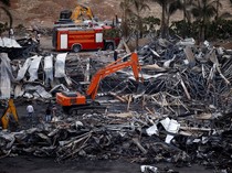 Sisa-sisa Kebakaran Area Bermain di India yang Tewaskan 27 Orang