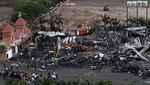 Sisa-sisa Kebakaran Area Bermain di India yang Tewaskan 27 Orang
