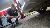 Uji emisi gratis digelar selama dua hari, yaitu pada tanggal 28 Mei 2024 di Perumahan Telaga Golf Sawangan dan 29 Mei 2024 di Balai Kota Depok.