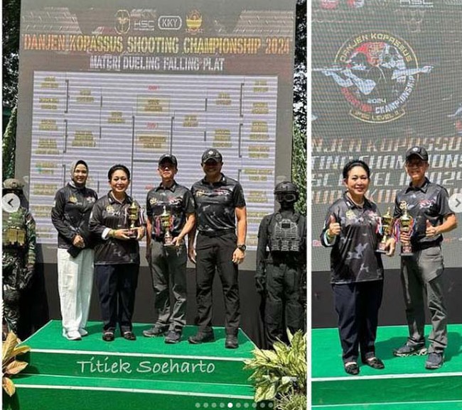 Meski ia berpenampilan kasual, aura mewah tetap terakomodasi. Di jajaran aksesori, ia mengandalkan kalung dan anting mutiara.  (Foto: Instagram)