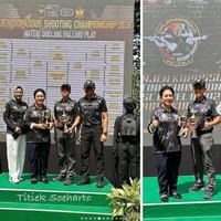 Meski ia berpenampilan kasual, aura mewah tetap terakomodasi. Di jajaran aksesori, ia mengandalkan kalung dan anting mutiara.  (Foto: Instagram)