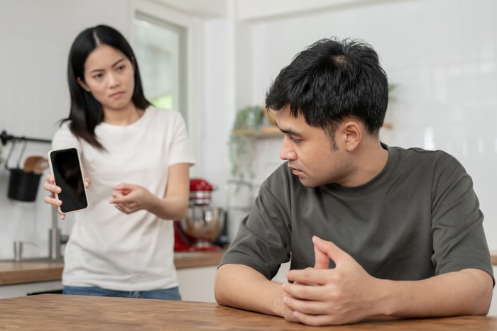 Double dating, Cheat on somebody, To have a fling, Bit on the side , Commit adultery ,Polygamy, husband was having an affair. family problem, infidelity, divorce and separate, social problem, suspicion