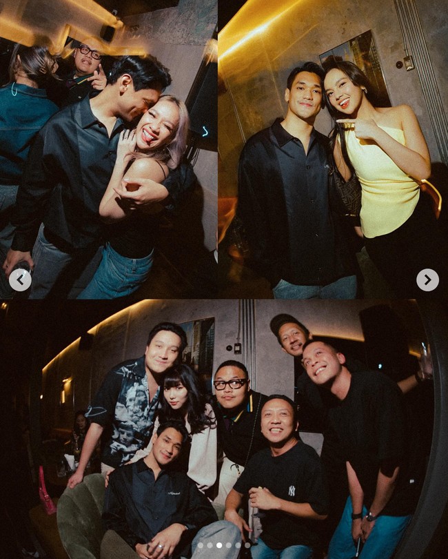 Selain Rossa, para penyanyi tanah air juga tampak hadir memeriahkan perayaan ulang tahun Afgan. Seperti dalam foto terlihat BCL, Lyodra, dan Isyana Sarasvati turut hadir dan berpose bersama Afgan. Foto: Instagram/@afgan__