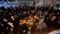 Warga terlihat khusyuk mengikuti kegiatan ini. (Foto: Wisga Putra Julian/detikJabar)
