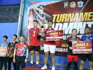 Inilah Jawara Turnamen Badminton Piala Kapolresta Malang Kota Cup 2024