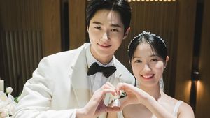 7 Foto Kim Hye Yoon & Byeon Woo Seok Menikah, Tampil Serasi Jadi Pengantin