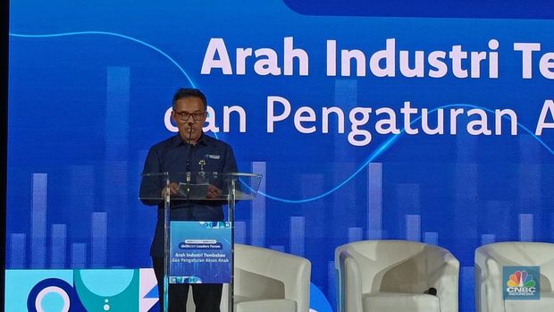 Direktur Jenderal Perdagangan Dalam Negeri Kementerian Perdagangan (Kemendag), Isy Karim dalam acara detikcom Leaders Forum di Jakarta, Rabu (29/5/2024). ( (CNBC Indonesia/Martyasari Rizky)