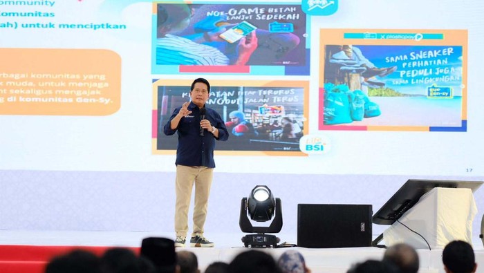 Direktur Utama PT Bank Syariah Indonesia Tbk (BSI) Hery Gunardi memberi kuliah umum di Universitas Syiah Kuala, Banda Aceh. Ia membahas perbankan syariah.