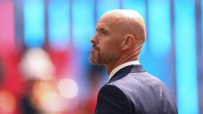 LONDON, ENGLAND - MAY 25: Erik ten Hag Manager/Head Coach of Manchester United during the Emirates FA Cup Final match between Manchester City and Manchester United at Wembley Stadium on May 25, 2024 in London, England.(Photo by Marc Atkins/Getty Images)