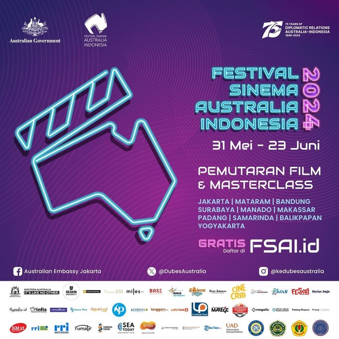 Festival Sinema Australia Indonesia Digelar di Surabaya