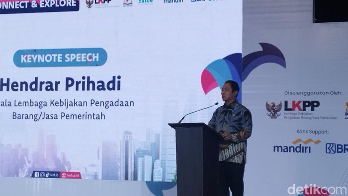 Kepala Lembaga Kebijakan Pengadaan Barang/Jasa Pemerintah (LKPP) Hendrar Prihadi
