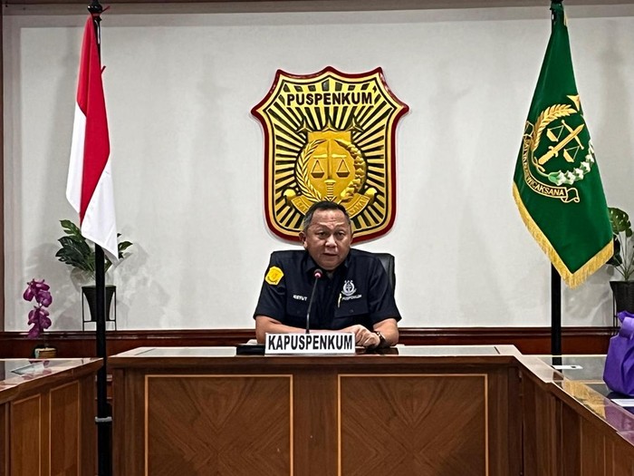 Kepala Pusat Penerangan Hukum (Kapuspenkum) Kejagung, Ketut Sumedana, di kantor Kejaksaan Agung, Jakarta Selatan, Rabu (29/5/2024).