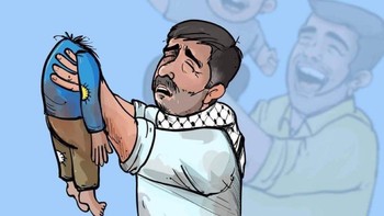 Akibat serangan ini telah menewaskan 50 warga Palestina dan sedihnya lagi banyak anak-anak yang menjadi korbannya. Foto: Screenshot/X