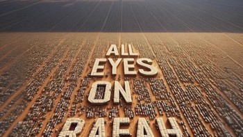 Pada 26 Mei lalu kekejaman yang tak terbayangkan terjadi ketika serangan udara menghantam daerah yang dianggap aman bagi pengungsi Palestina di Rafah. Foto: Screenshot/X