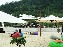 La Bolga Beach Club, Wisata Bernuansa Bali di Tepi Pantai Sibolga