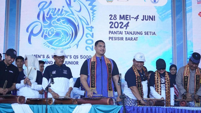 Menpora membuka WSL Krui 2024