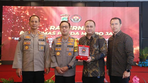 Polda Metro Jaya menggelar rakernis Bidhumas Polda Metro Jaya