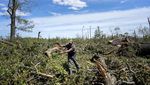 Potret Kerusakan Akibat Tornado dan Badai Ekstrem di Kentucky