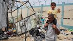 Potret Pilu Anak-anak di Rafah yang Dibombardir Israel