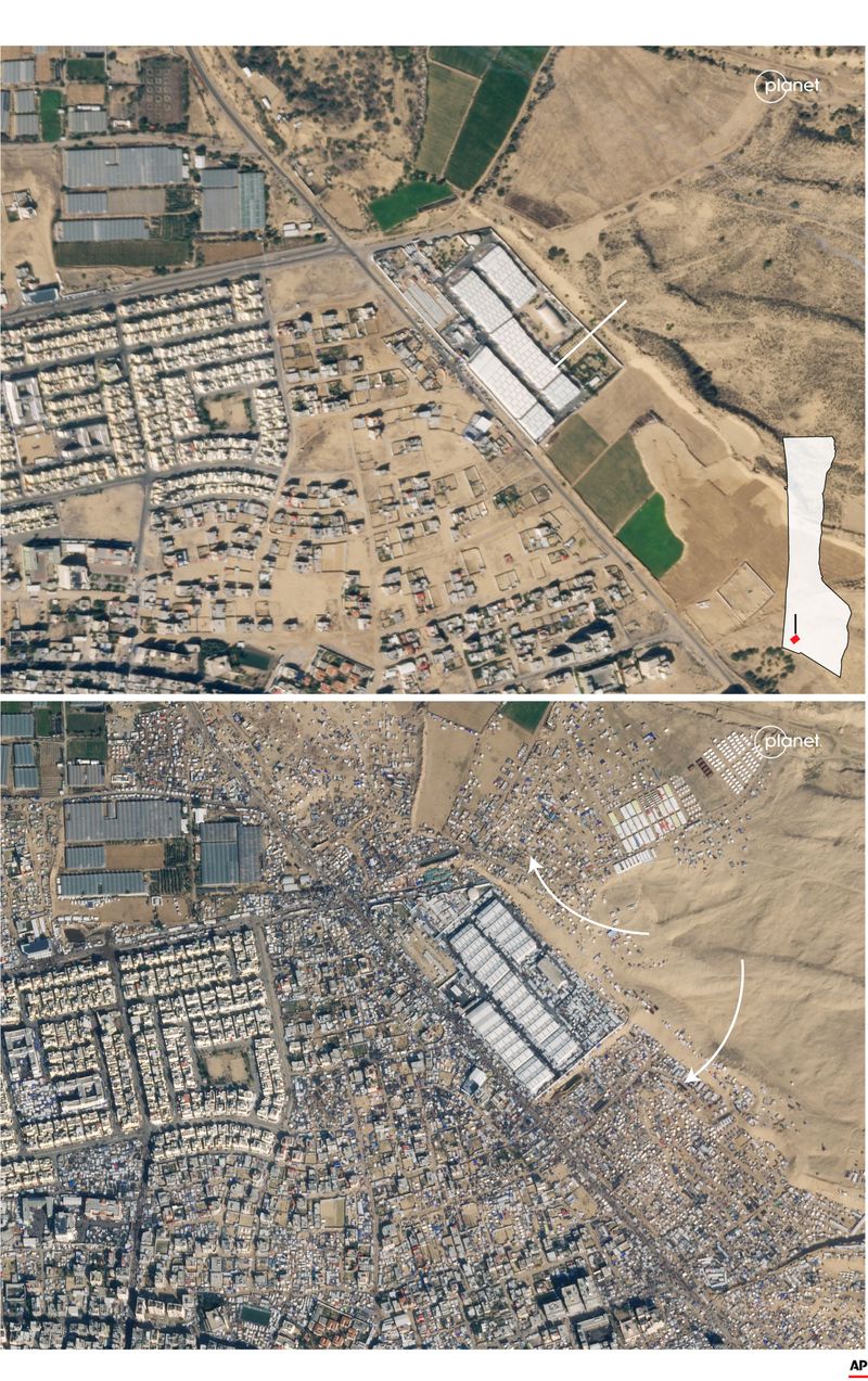 Rekaman satelit Rafah