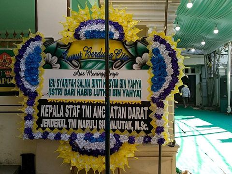Suasana rumah duka Habib Muhammad Luthfy bin Yahya, Rabu (29/5/2024).