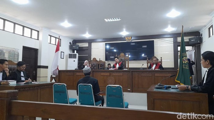 Sidang kasus pembunuhan bos roti maros. Andi Audia Faiza Nazli Irfan/detikSulsel