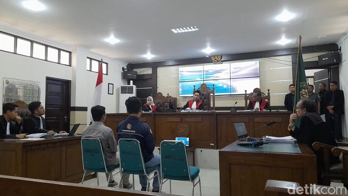 Sidang mahasiswa Unhas tewas saat diksar digelar di Pengadilan Negeri (PN) Maros.
