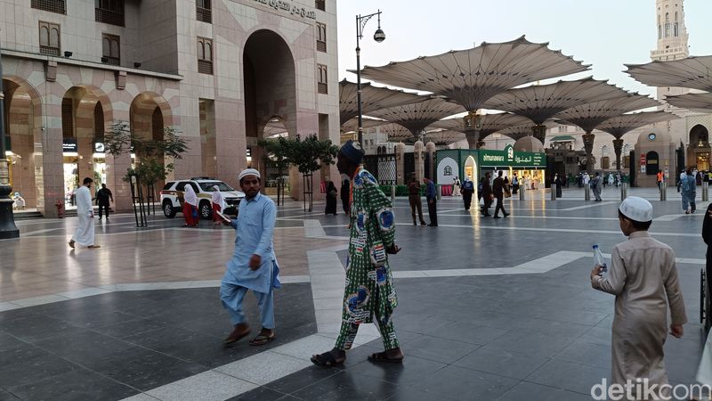 Suasana di Masjid Nabawi, Madinah (Rabu/5/2024).