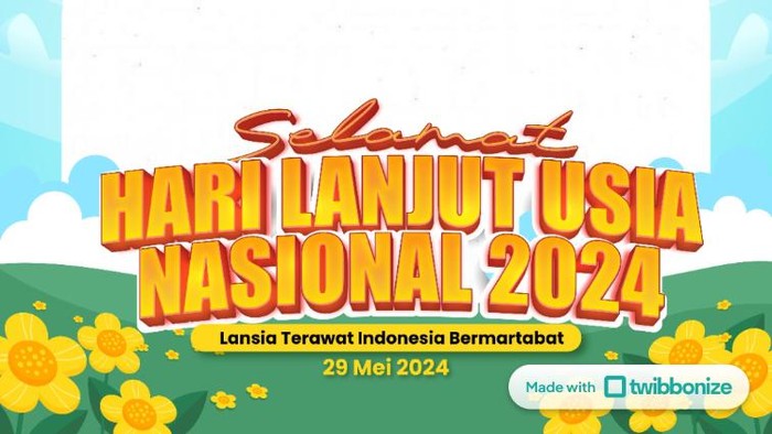 Twibbon Hari Lanjut Usia Nasional 2024. Twibbon Hari Lanjut Usia Nasional 2024.