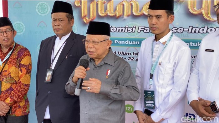 Wapres Maruf Amin buka Ijtima Ulama se-Indonesia VIII di Bangka Belitung.