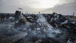 Warga Palestina Berbondong Melarikan Diri dari Rafah