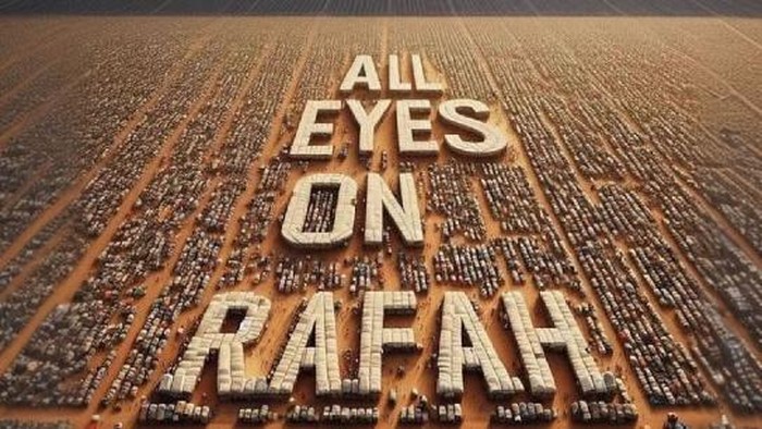 Artis Posting All Eyes On Rafah