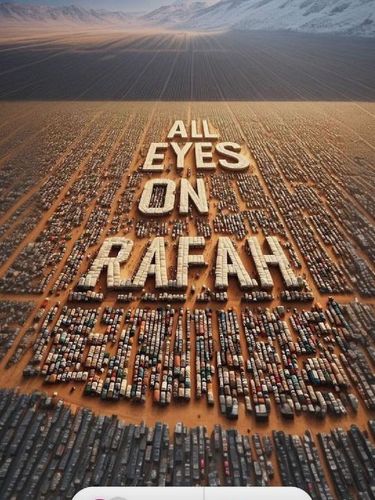 Artis Posting All Eyes On Rafah