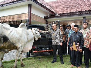 Bupati Kebumen Borong Sapi Kurban dari Bumdesma dan Peternak