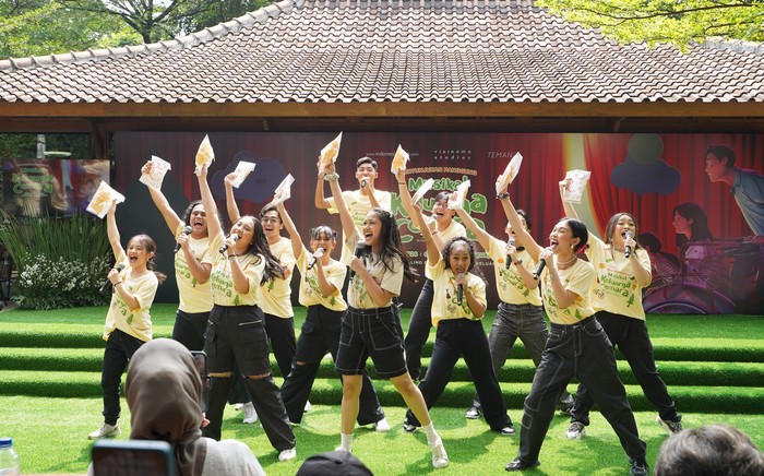 Jumpa pers Drama Musikal Keluarga Cemara di Cipete, Jakarta Selatan, pada Kamis (30/5/2024). Jumpa pers Drama Musikal Keluarga Cemara di Cipete, Jakarta Selatan, pada Kamis (30/5/2024).