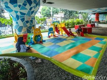 Potret Kolong Fly Over Balimester Disulap Jadi Taman Bermain Anak