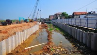Diharapkan, kolam retensi itu dapat mengurangi banjir hingga 80 persen.   