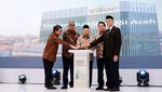 Momen Wapres Maruf Amin Resmikan Gedung BSI Aceh