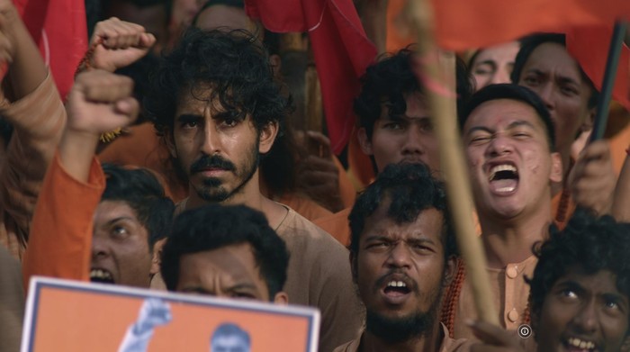 Cuplikan adegan dalam film Monkey Man.