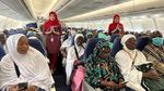 Potret Pesawat Lion Air Bawa Jemaah Haji dari Afrika-Timur Tengah