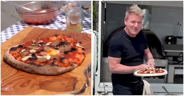 Dikritik Tajam! Gordon Ramsay Bikin Pizza dengan Topping Nyeleneh