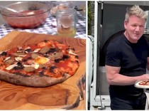 Dikritik Tajam! Gordon Ramsay Bikin Pizza dengan Topping Nyeleneh
