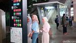 Suasana Stasiun Blok M, Usai MRT Lumpuh