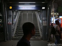 Suasana Stasiun Blok M, Usai MRT Lumpuh