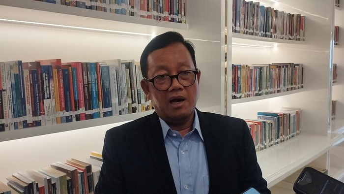 Ketua DPP NasDem, Sugeng Suparwoto, di NasDem Tower, Jakarta Pusat, Kamis (30/5/2024).